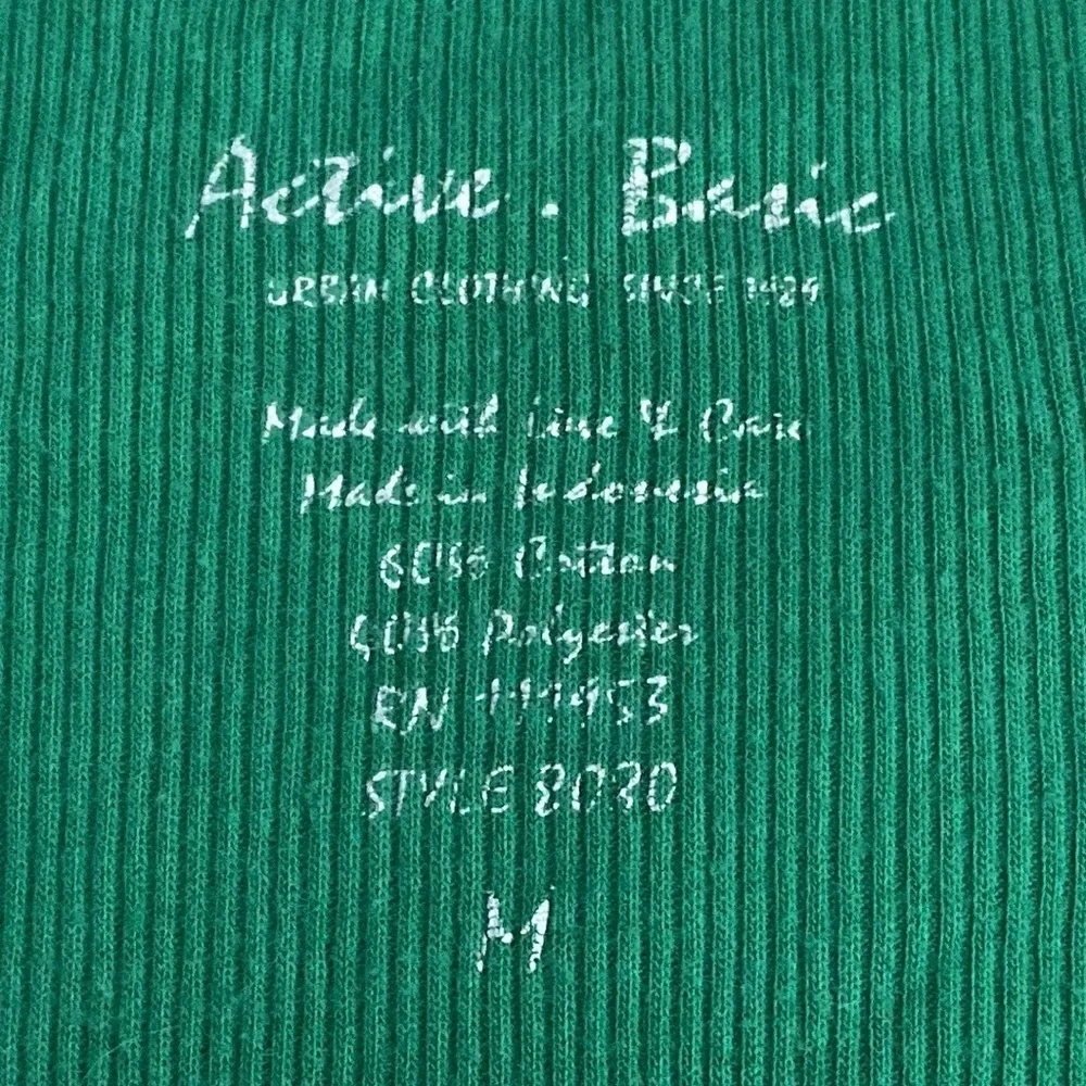 Like new Active Basic Ribbed Racerback Forest Green Tank - Picture 4 of 10